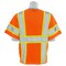 Erb Safety Safety Vest, Contrasting, Mesh, Class 3, S683P, Hi-Viz Orange, 5XL 62149